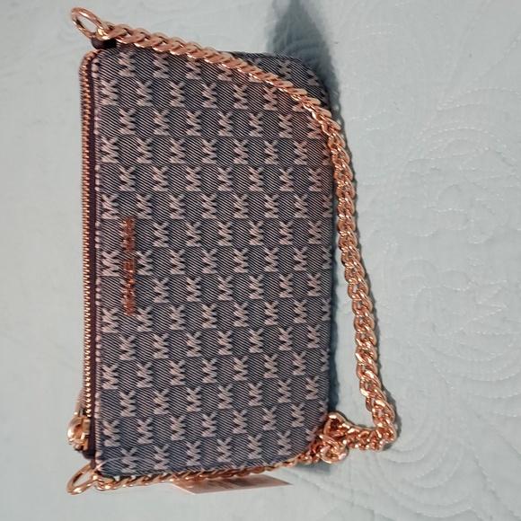 MICHAEL Michael Kors Handbags - Michael Kors Jet Set Denim Pouchette